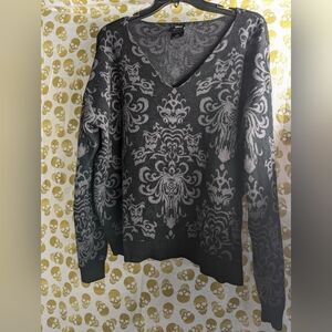 Disney Her Universe Haunted Mansion Wallpaper Sweater